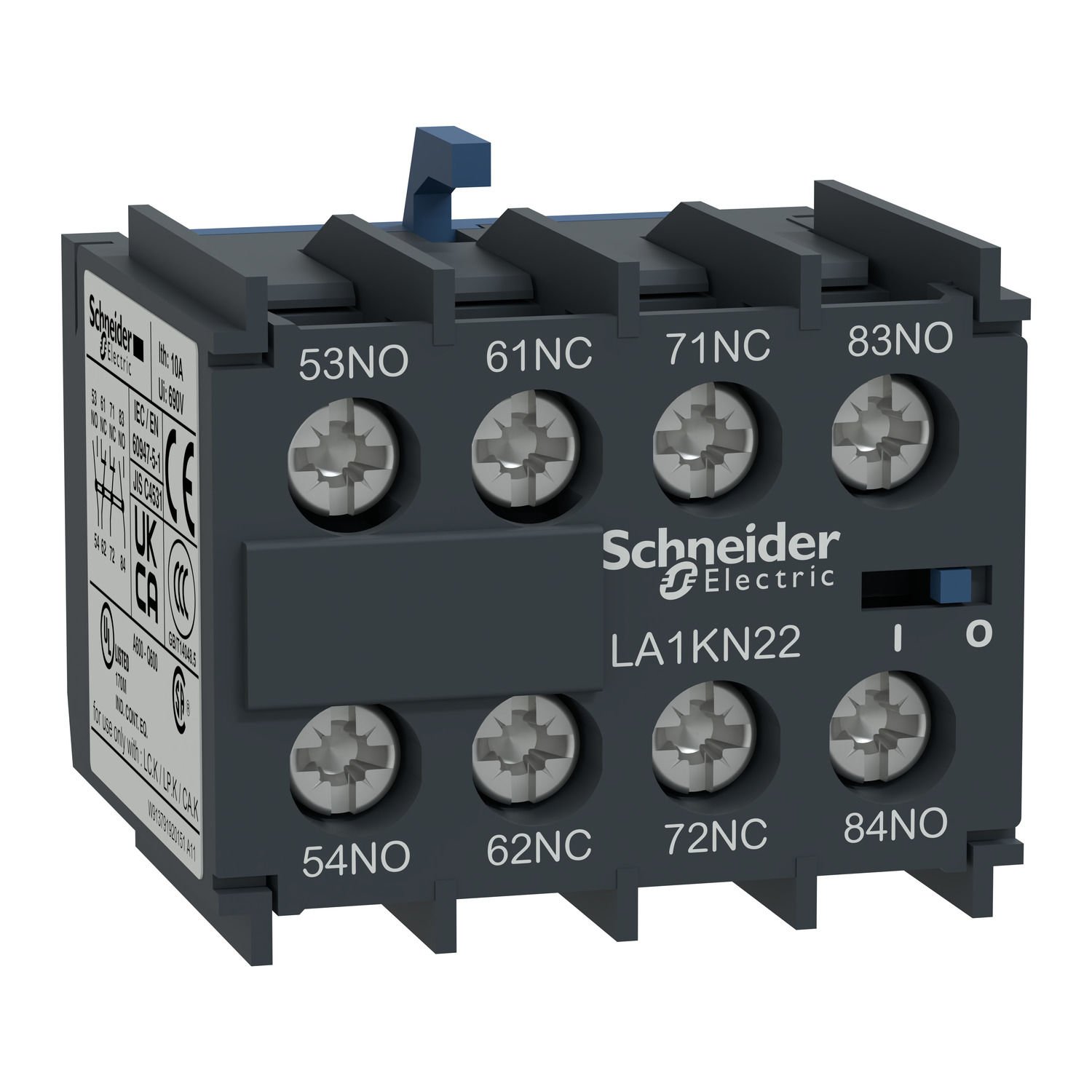 Schneider LA1KN40 4 NO TeSys K Yardımcı Kontak Bloğu