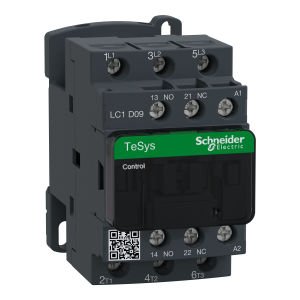 Schneider LC1D09F7 110 VAC 4 kW 9A 1NO 1NC Kontaktör