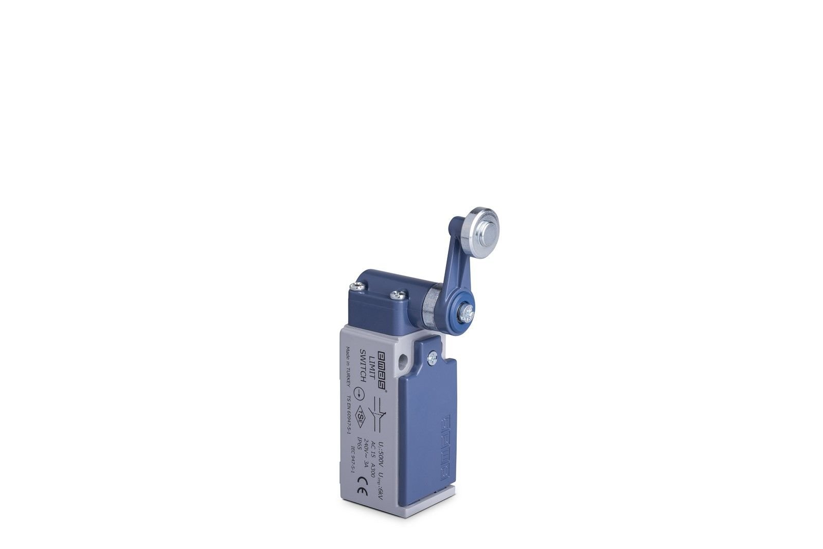 Emas L51K13MEM121 L51 Metal Gövde 18 mm Metal Kollu Makara Ani Hareketli 1NO+1NC Sınır Şalter