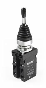 Emas CM707DJ40 CM Serisi Metal 2NO+2NO Joystick Kalıcı 4 Pozisyonlu 22 mm Buton