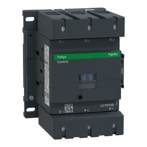 Schneider LC1D150B7 24V AC 75 kW 150A 1NO 1NC Kontaktör