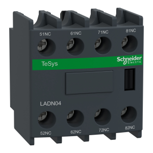 Schneider LADN04 TeSys D Kontaktör 4 NC Yardımcı Kontak