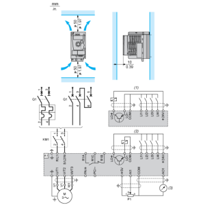 Schneider Electric ATV12H037M2 0.37 kW Hız Kontrol Cihazı