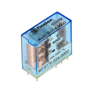 Finder F.40.61.9.024.0000 Minyatür PCB Röle 1 CO 16A 24V DC