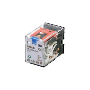 Omron MY4IN-GS-R AC220/240 4 Kontak 14Pin 6A Ledli Mek. Göst. Kit. Test Btn. Röle