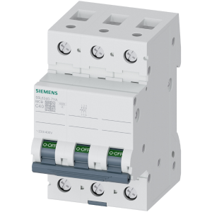 Siemens 5SL6340-7YA 6kA C Tipi 40 Amper Üçlü Otomatik Sigorta