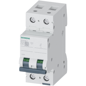 Siemens 5SL6510-7 6kA C Tipi 10 Amper 1Faz+1Nötr Otomatik Sigorta