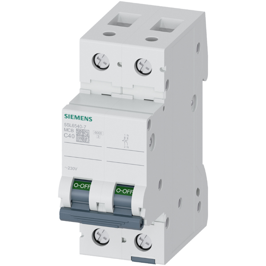 Siemens 5SL6540-7 6kA C Tipi 40 Amper 1P+1N İkili Otomatik Sigorta