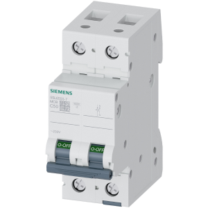 Siemens 5SL6550-7 6kA C Tipi 50 Amper İkili Otomatik Sigorta
