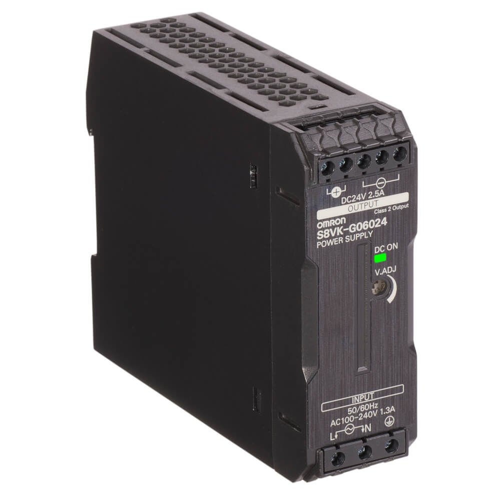 Omron S8VK-G06024 PRO 60W 24VDC 2.5A DIN Kitap Tip Güç Kaynağı