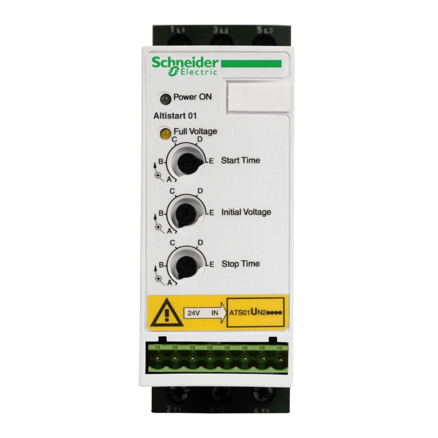 Schneider Electric ATSU01N212LT 5.5 kW 12A Soft Starter