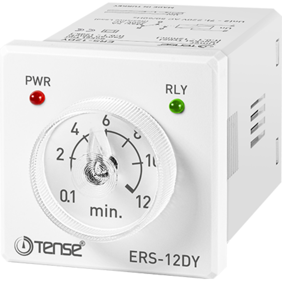 Tense ERS-12DY soketli tip 0.1dk-12dk Zaman Rölesi