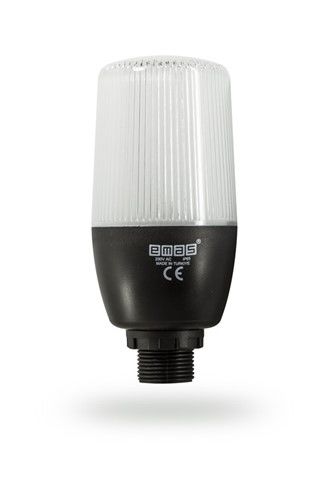 Emas IF5P024ZM05 IF Serisi Çok Renkli 24V DC Buzzerlı Sabit PLC Uyumlu M22 Vidalı LED İkaz 55mm