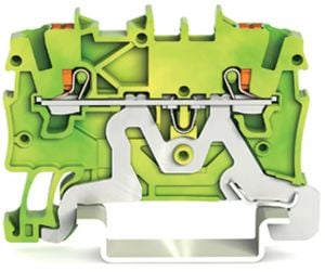 Wago 2200-1207 1 mm Sarı Yeşil Topraklama Klemensi Yaylı Push-İn