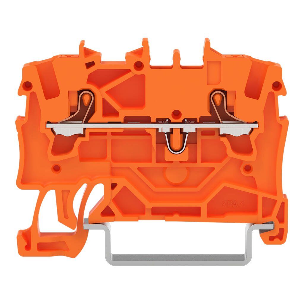 Wago 2201-1202 1.5 mm Push-in Turuncu Ray Klemens