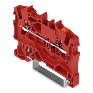 Wago 2201-1203 1.5 mm Push-in Kırmızı Ray Klemens