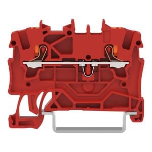 Wago 2201-1203 1.5 mm Push-in Kırmızı Ray Klemens