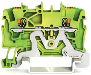 Wago 2201-1207 1.5 mm Push-in Topraklama Sarı Yeşil Ray Klemens