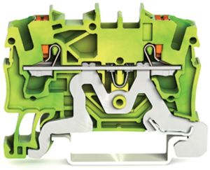 Wago 2202-1207 2.5 mm Push İn Sarı Yeşil Topraklama Ray Klemens
