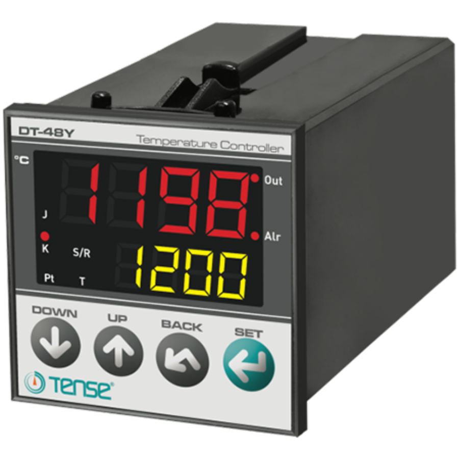 Tense DT-48Y  Dijital Multifonksiyon Özellikli Termostat 48x48 mm