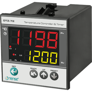 Tense DTZ-72 Zaman Röleli Dijital Multifonksiyon Özellikli Termostat 72x72mm