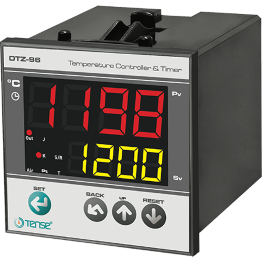 Tense DTZ-96 Zaman Röleli Dijital Multifonksiyon Özellikli Termostat 96x96mm