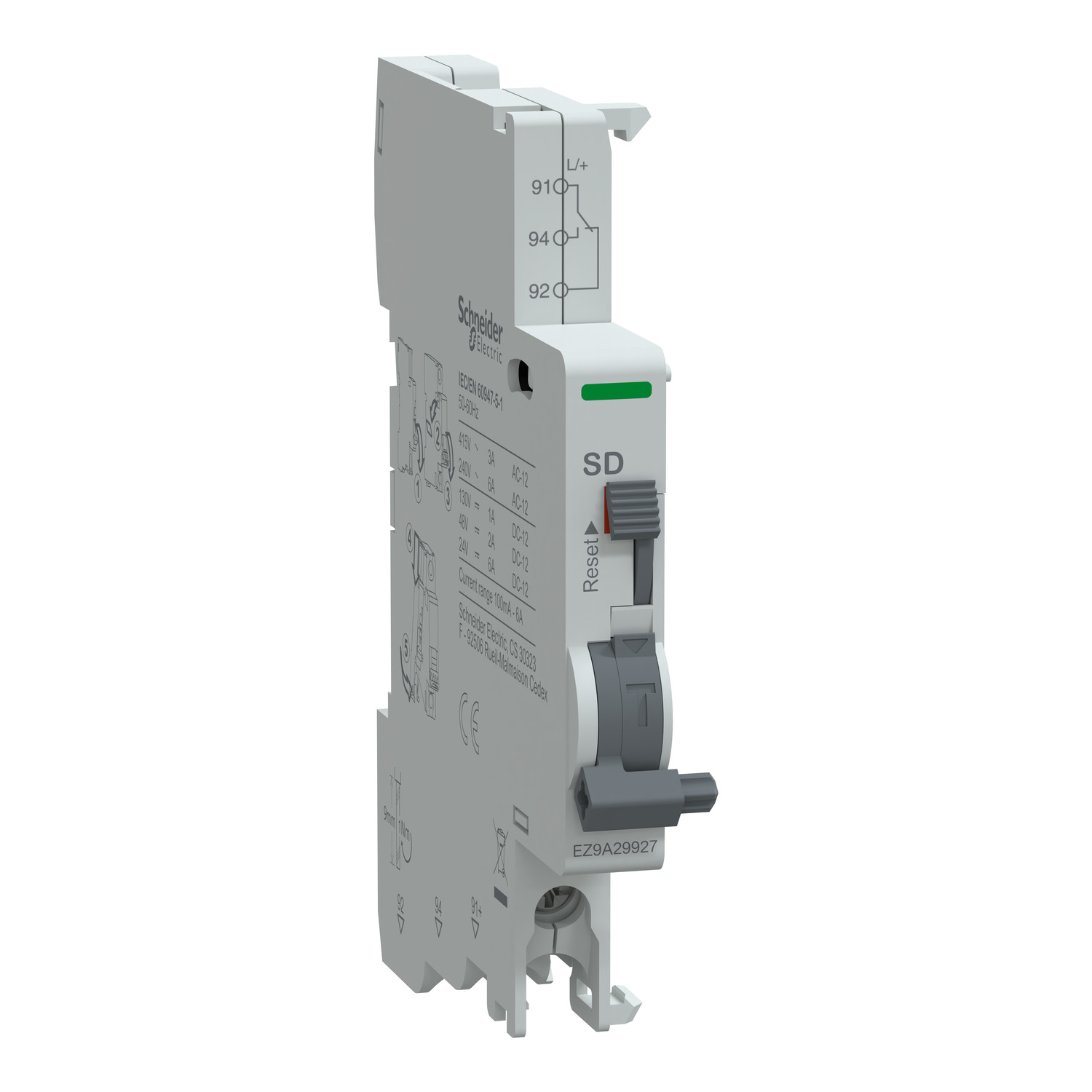 Schneider EZ9A29927 Easy9 Pro Alttan Bağlantı Arıza Kontağı