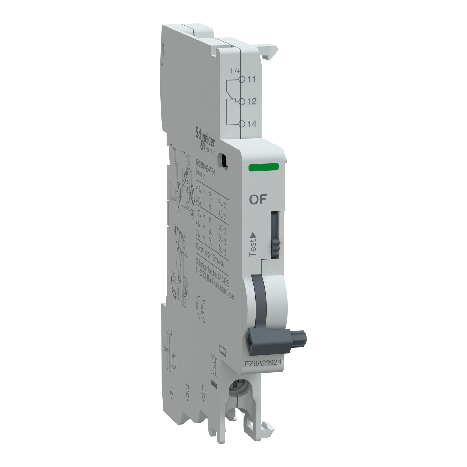 Schneider EZ9A29924 Easy9 Pro Alttan Bağlantı Yardımcı Kontak NO+NC