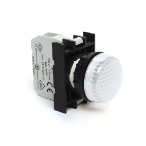 Emas B030XB 22 mm Ba9S Duylu Beyaz Sinyal Lambası