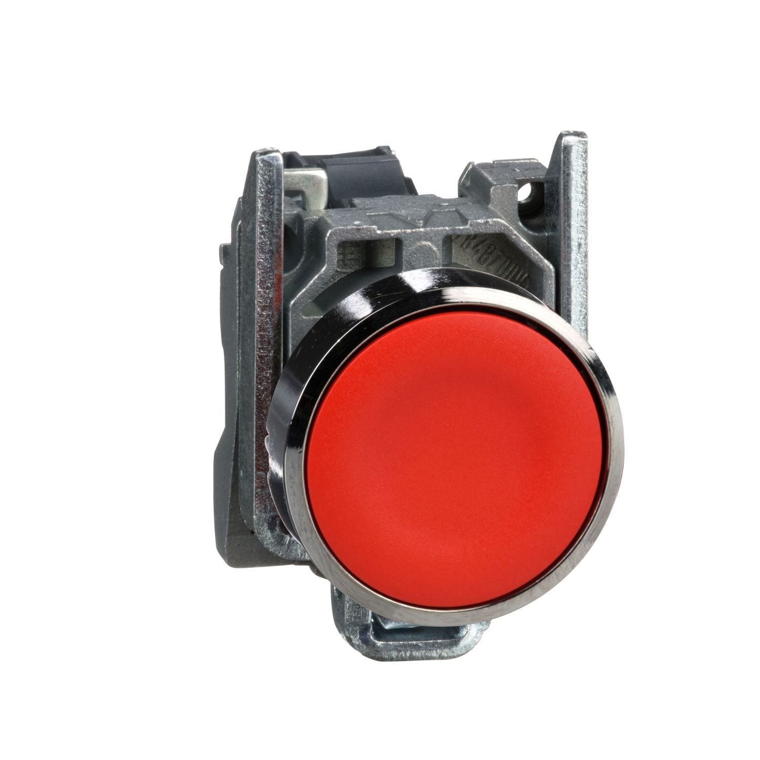 Schneider XB4BA42 kırmızı sıva altı eksiksiz Buton Ø22 yaylı dönüş 1NK işaretsiz