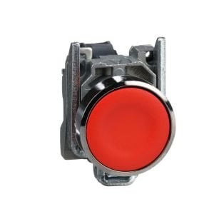 Schneider XB4BA42 kırmızı sıva altı eksiksiz Buton Ø22 yaylı dönüş 1NK işaretsiz