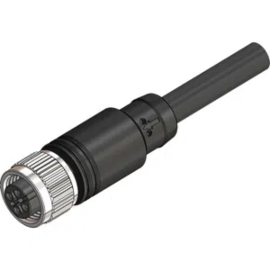 Katlax CBF12-S44N0-05BPVC 4 Pin Dişi M12 5M Düz PVC Sensör Kablosu