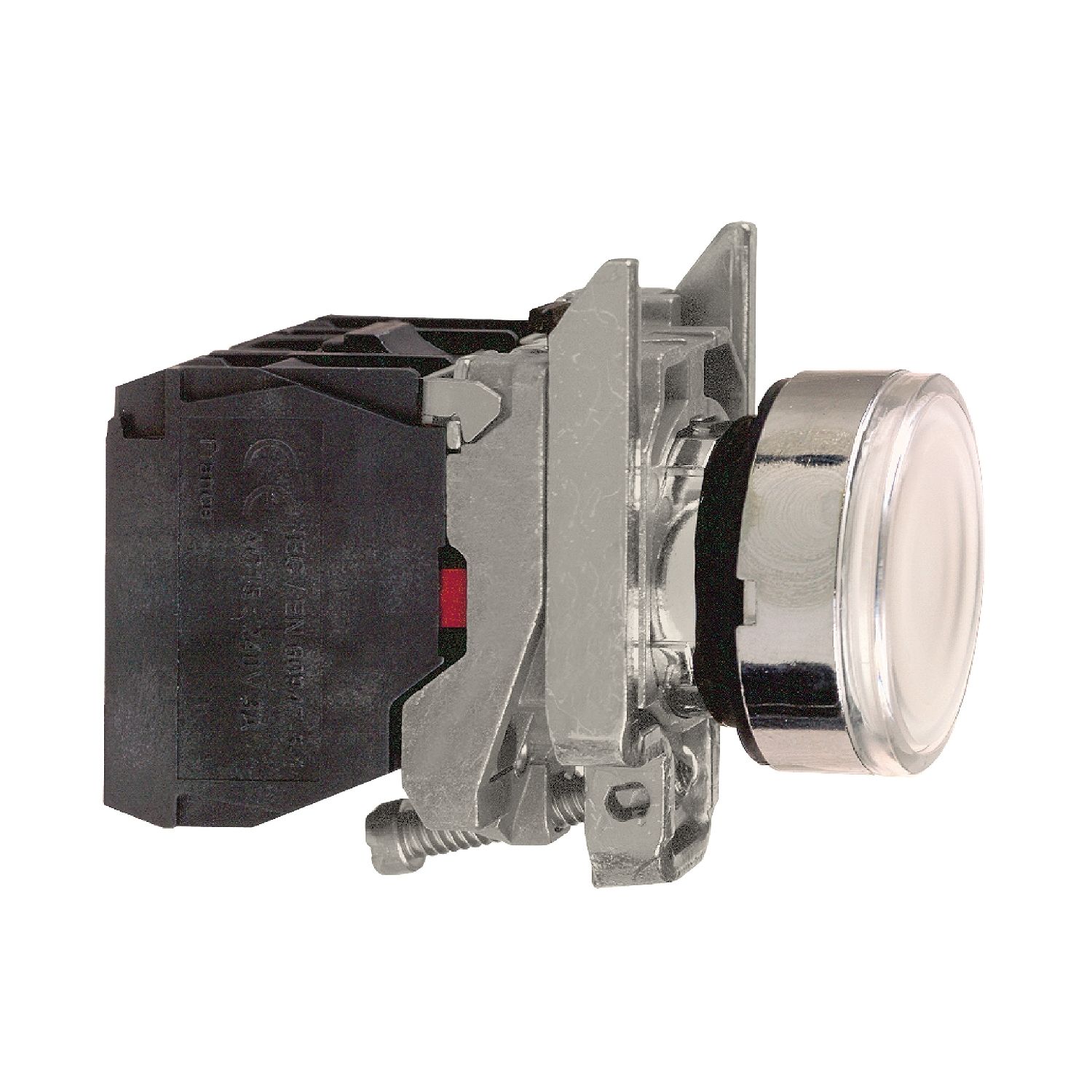 Schneider XB4BW3165 Beyaz Işıklı Buton Ø22 Yaylı Dönüş 1NA+1NK <=250V