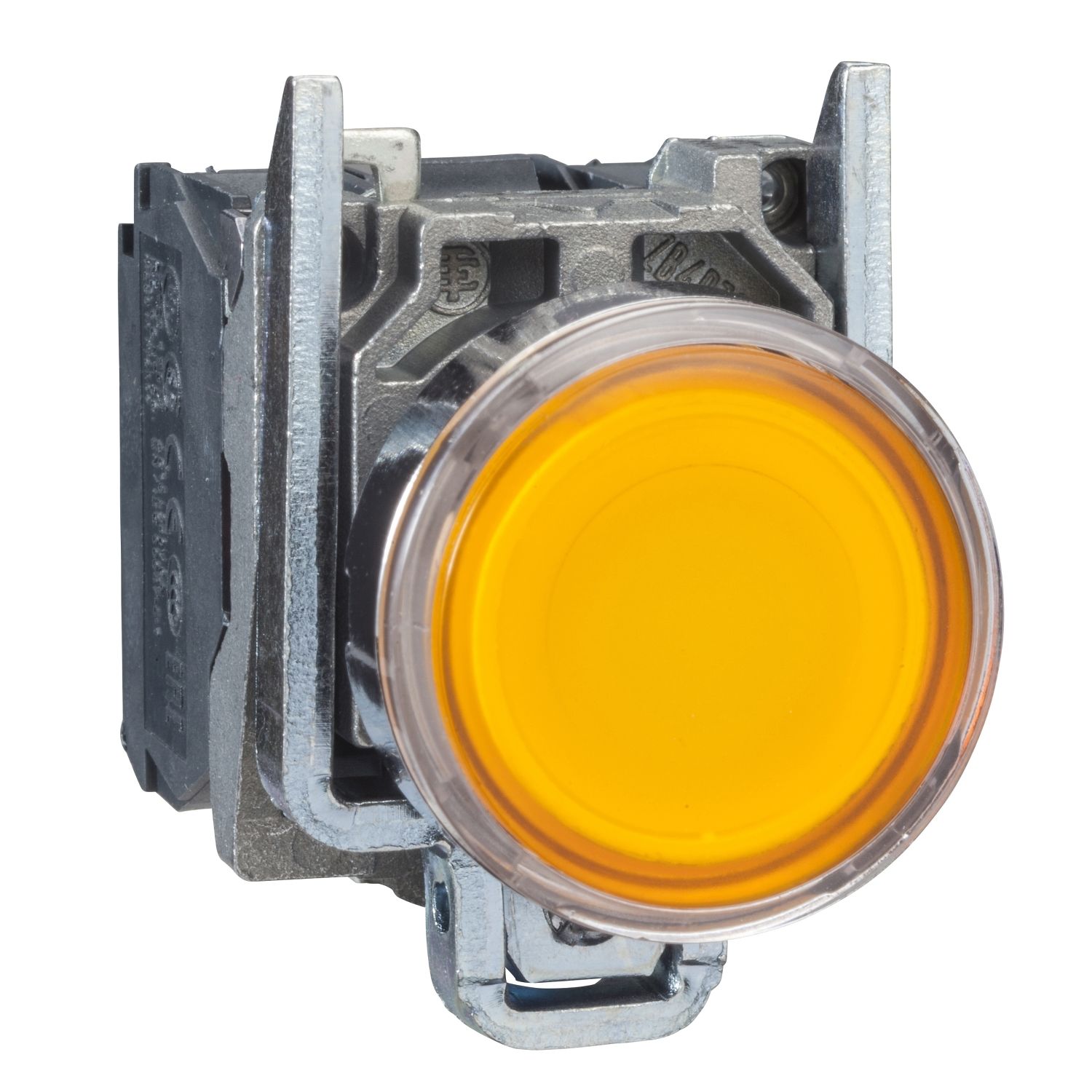 Schneider XB4BW3565 Turuncu Işıklı Buton Ø22 Yaylı Dönüş 1NA+1NK <=250V