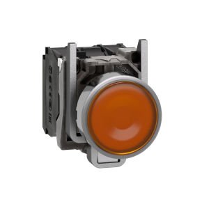 Schneider XB4BW35M5 Turuncu Işıklı Buton Ø22 Yaylı Dönüş 1NA+1NK 220...240V