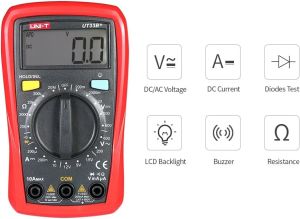 Uni-T UT33B+ 600V AC/DC 10A(DC) Dijital Multimetre
