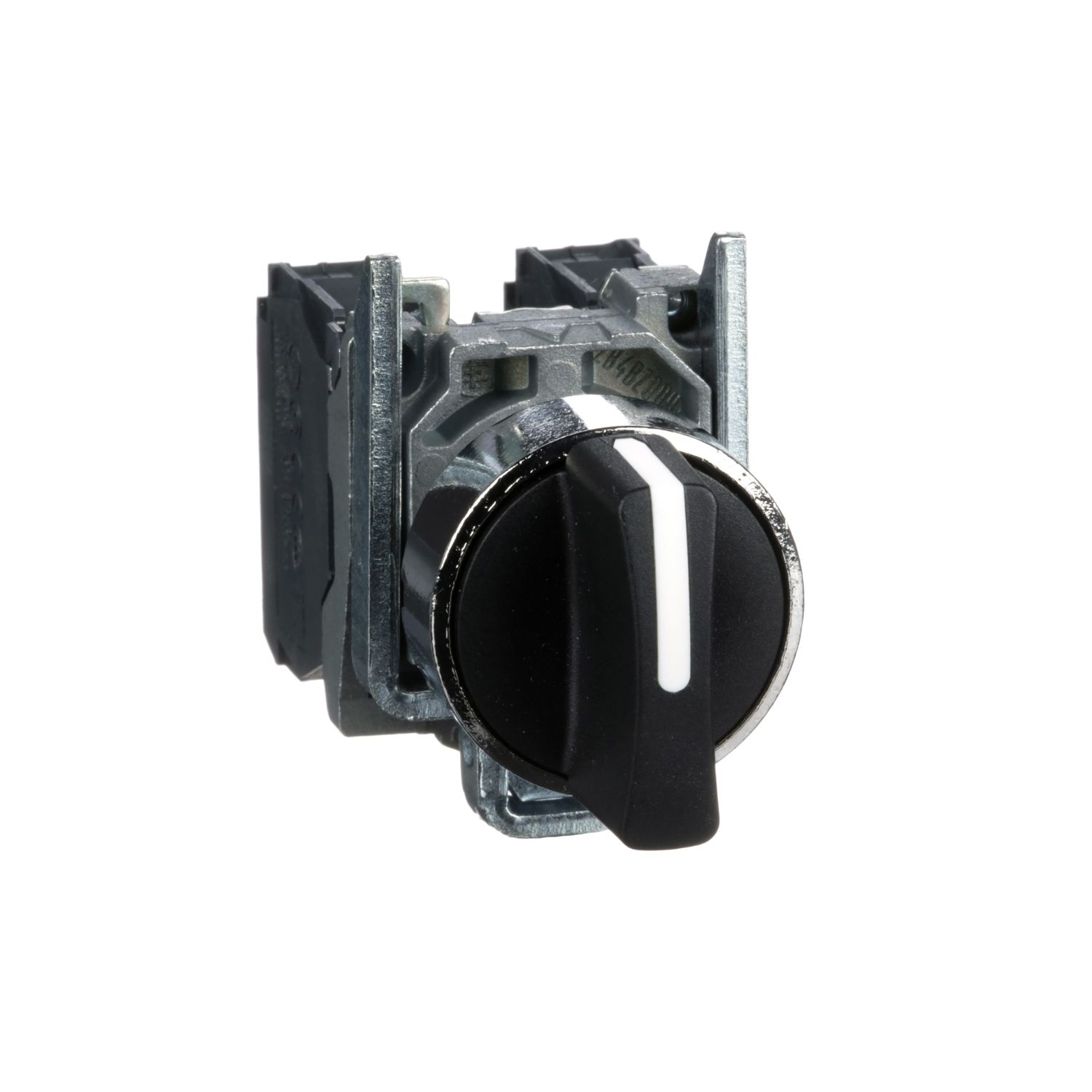 Schneider XB4BD53 Siyah Mandal Buton Ø22 3 Konumlu Yaylı Dönüş 2NA