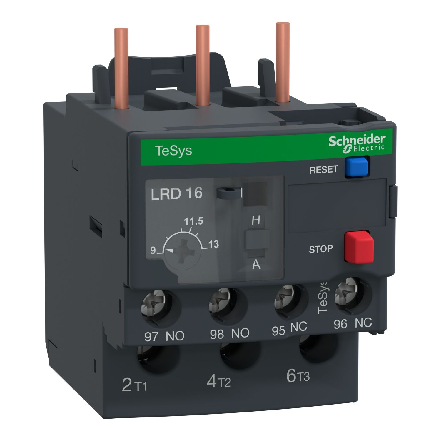 Schneider LRD16 9...13 A - sınıf 10A Termik Röle