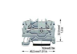 Wago 2000-1201 1mm Push-İn Gri Klemens