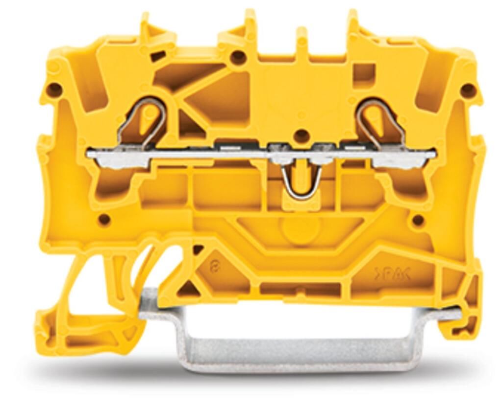 Wago 2000-1206 1 mm Push-İn Yaylı Sarı Ray Klemens