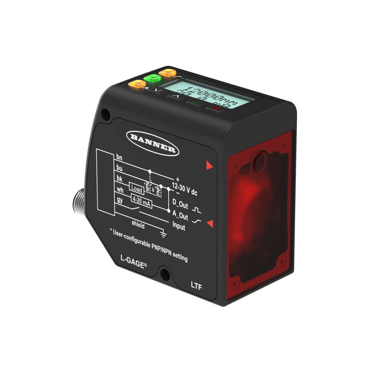 Banner LTF12IC2LDQ Cisimden Yansımalı Lazer Sensör 94849