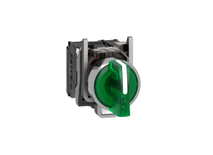 Schneider XB4BK133M5 Yeşil Işıklı Mandal Buton Ø22 3 Konumlu Sabit 1NA+1NK 230V