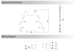 Anipa APR-SC-230V-1C 220V AC/DC 6A Slim Röle