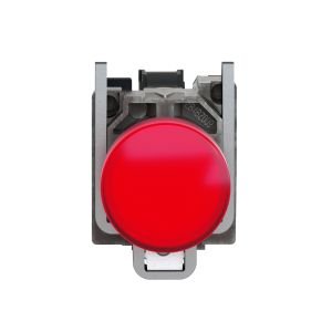 Schneider XB4BVB4 24V Entegre LED'li Kırmızı Pilot Işığı Ø22