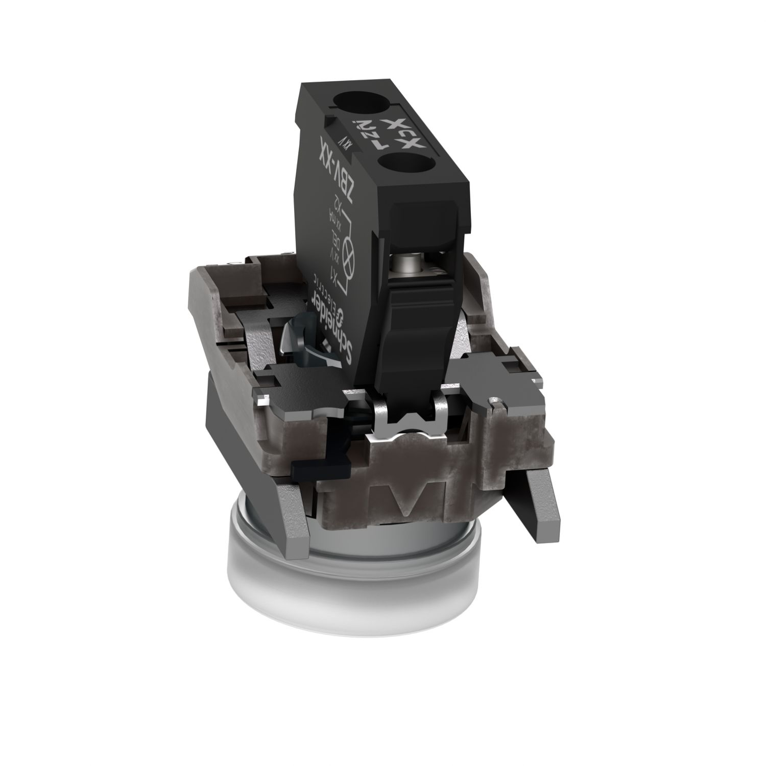 Schneider XB4BVM1 230...240V Entegre LED'li Beyaz Pilot Işığı Ø22