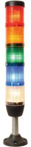 Emas IK55L024XM03 IK Serisi Beş Katlı 24V AC/DC 100mm Borulu Plastik Ayaklı LED Kolon 50mm