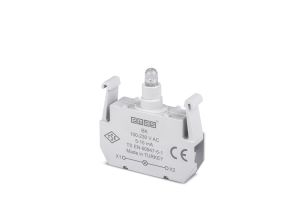 Emas BK Yedek LED'li 100-230V AC Kırmızı Sinyal Blok
