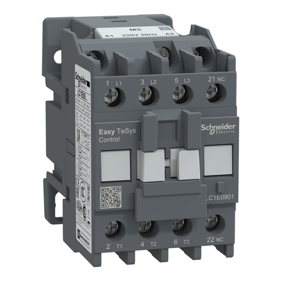 Schneider Electric LC1E0901M5 4 kW 9A 220VAC NC Kontaktör