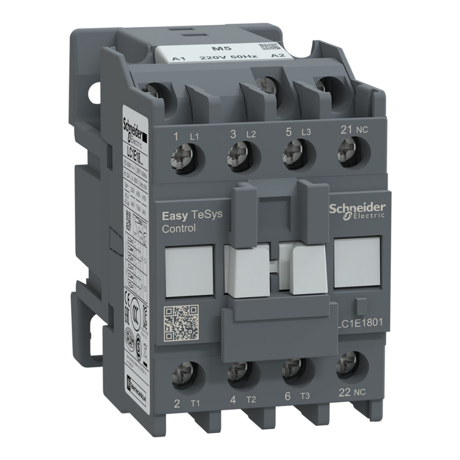 Schneider LC1E1801M5 7.5 kW 18A 220V AC NC Kontaktör