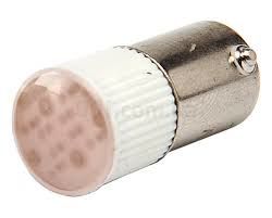 Emas LED24K Aksesuar 12-30V AC/DC Kırmızı Ba9S Duylu LED Ampül